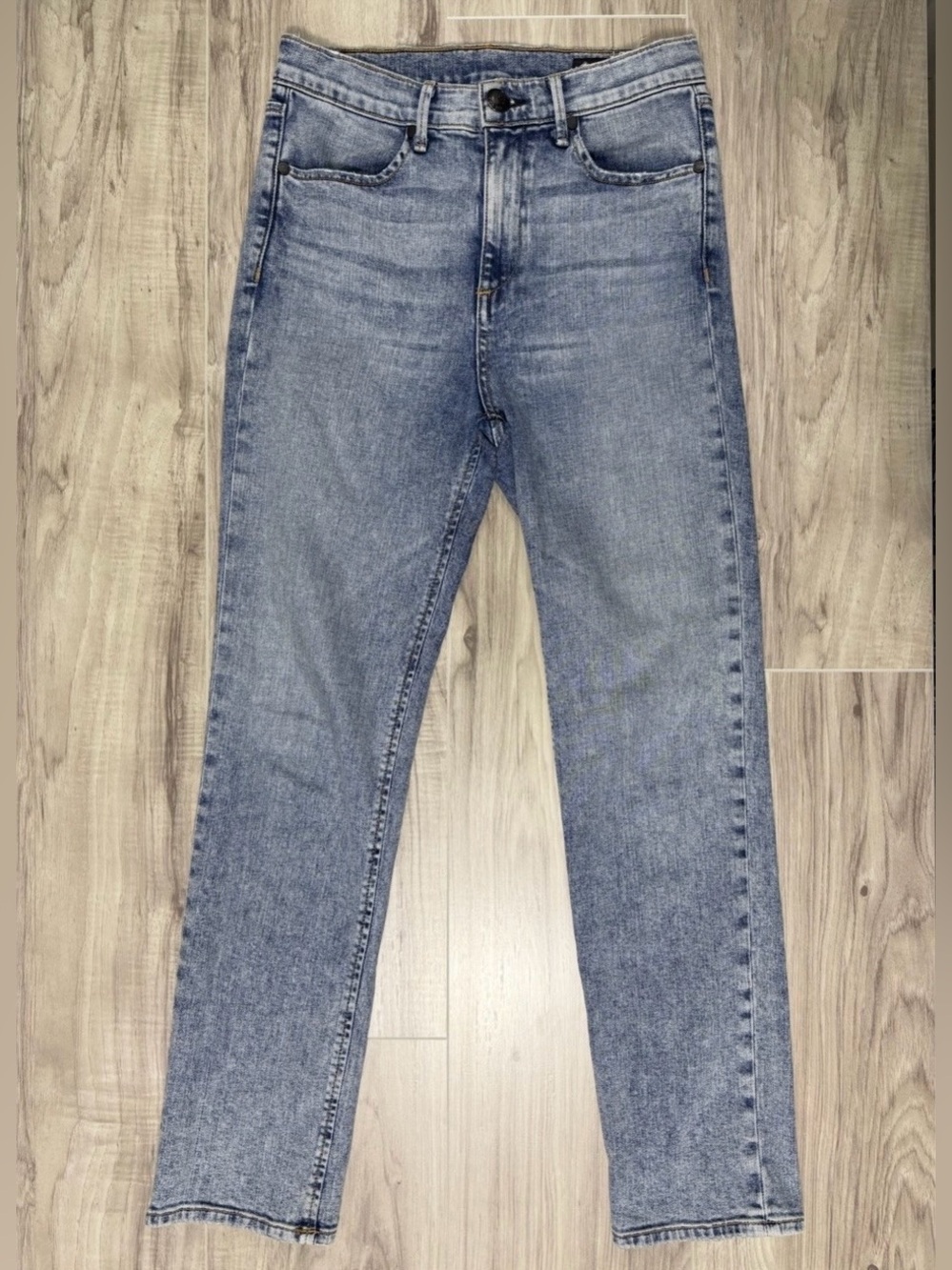 Rag & Bone Cigarette Jean Double Down Light Wash Denim - Size 25